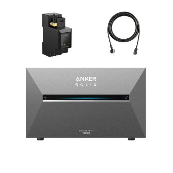 Anker SOLIX 3 Pro Solarbank + Smart Meter, Plug & Play Balkonkraftwerk