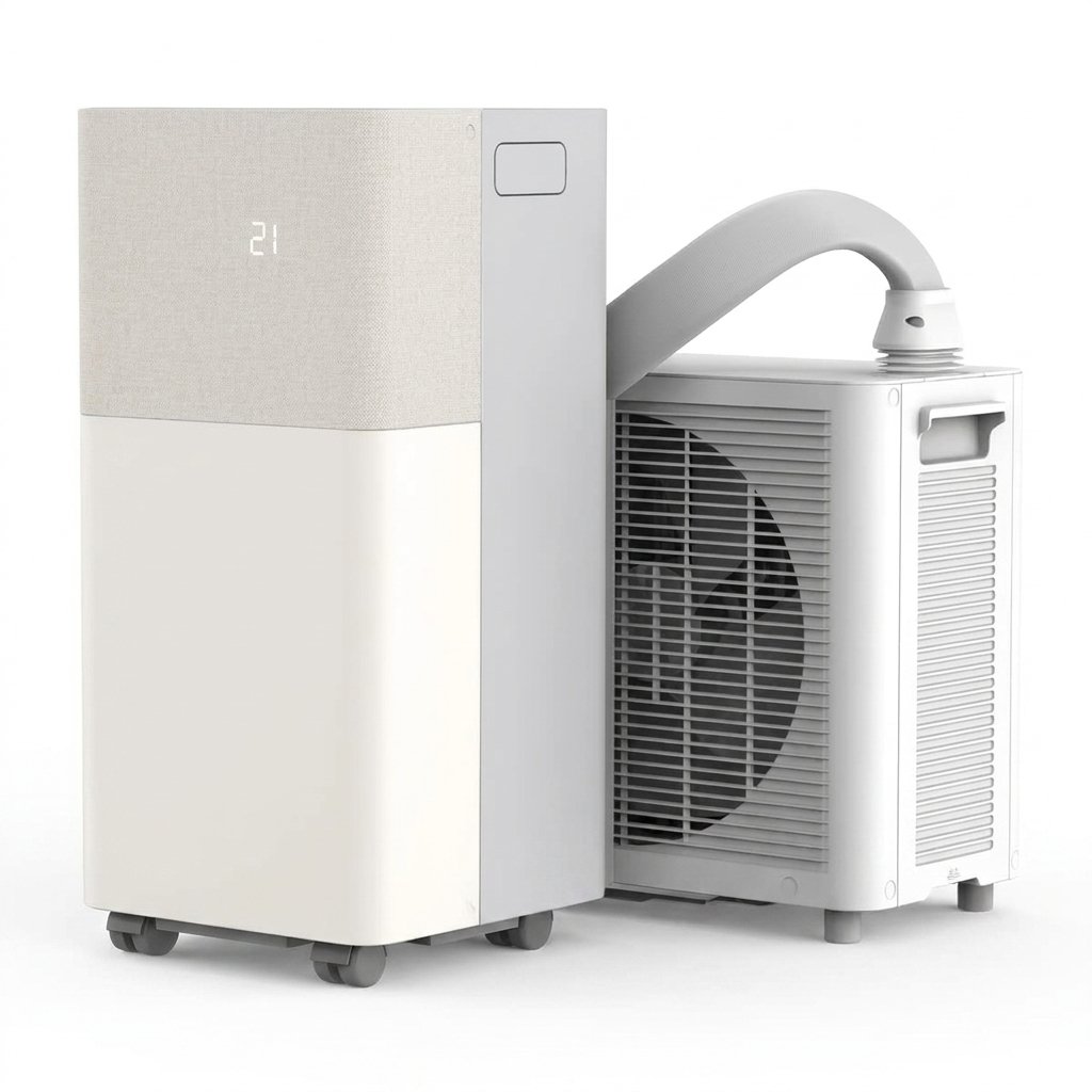 Midea PortaSplit-E mobile Klimaanlage, Kühlen A++ / Heizen A+, 12000 BTU